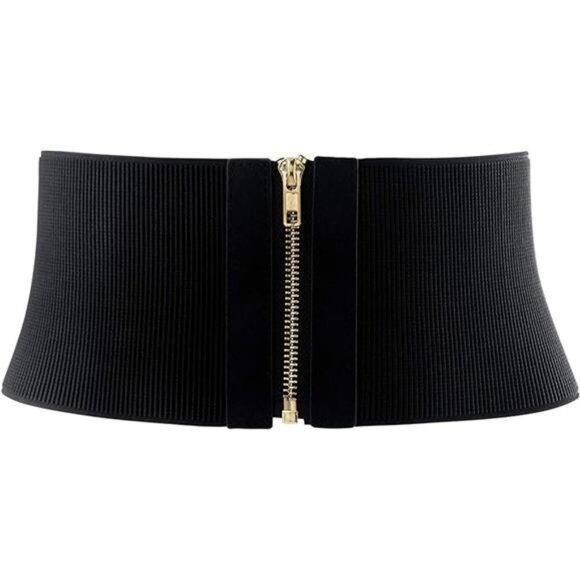 Women Wide Elastic Waist Cinch Stretch Fashion Waistband RetroDress Vintage Belt - Picture 7 of 7